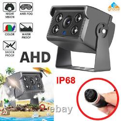 10 Quad Monitor DVR Dash Cam Rear View Backup Camera for Truck Semi Trailer RV