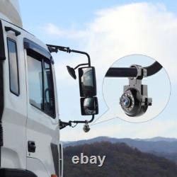 10'' Quad Split Monitor DVR 4PIN AHD Side Rear View Backup Camera Truck Caravan