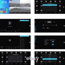 10 Touch Screen Quad Monitor 360° Parking DVR Side Backup Cameras For Truck RV
