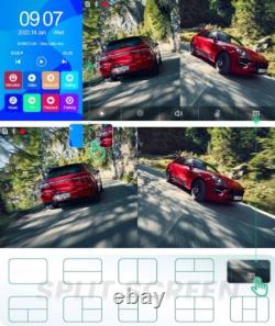 10 Touch Screen Quad Monitor 360° Parking DVR Side Backup Cameras For Truck RV