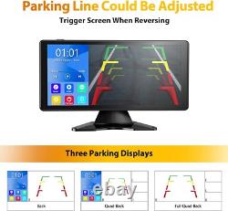 10 Touch Screen Quad Monitor 360° Parking DVR Side Backup Cameras For Truck RV