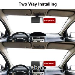 10 Touch Screen Quad Monitor 360° Parking DVR Side Backup Cameras For Truck RV