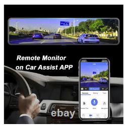 12Touch Screen bundled backup Rearview Mirror smart Android Car DVR dash Camera