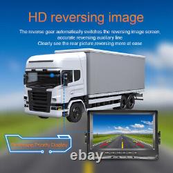 12V-24V Digital Display 9AHD Monitor Car Rear View Backup Reverse Camera Kit