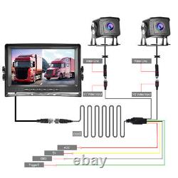 12V-24V Digital Display 9 Monitor Car Auto Rear View Backup Reverse Camera Part