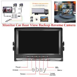 12V-24V Digital Display 9 Monitor Car Rear View Backup Reverse Camera Durable