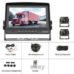 12V-24V Digital HD Screen 8 Monitor Car Rear View Backup Reverse Video Camera