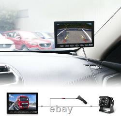 12-24V 7 Car Truck LCD Rear View Touch Screen Monitor withBackup Night Vision Cam