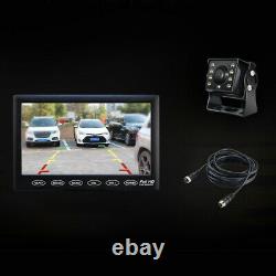 12-24V 7 Car Truck LCD Rear View Touch Screen Monitor withBackup Night Vision Cam