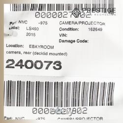 2014-2016 LEXUS LS460 LS600h Rear View Backup Park Assist Camera 867B0-50020