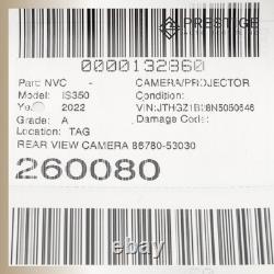 21-2025 LEXUS IS350 IS300 IS500 Rear View Backup Park Assist Camera 867A0-53011