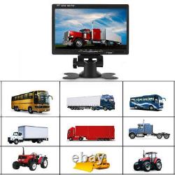 24V Digital Display 7Monitor Rear View Backup Reverse Camera Truck RV Trailers