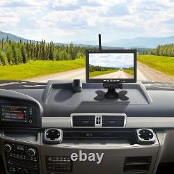 2 X Wireless 7 Monitor Rear View Backup Camera Night Vision Kit RV Truck Bus