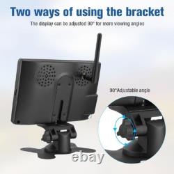 2 X Wireless Rear View Backup Camera 7 HD Monitor Night Vision Kit RV Truck Bus