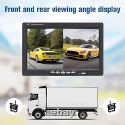 2 X Wireless Rear View Backup Camera 7 Monitor Night Vision Kit RV Truck Bus HD