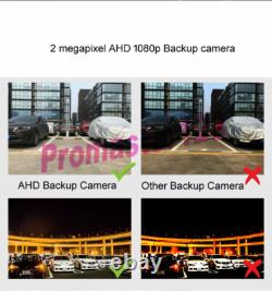 2x AHD 1080P 18LED IR Car Rear View Backup Camera + 9 IPS 2CH Split DVR Monitor