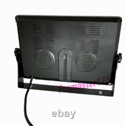 2x AHD 1080P 18LED IR Car Rear View Backup Camera + 9 IPS 2CH Split DVR Monitor