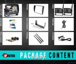 2x Digital Wireless Backup Camera 7 Monitor Rear View DVR 12-24V For Caravan RV
