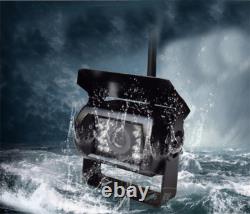 2x Digital Wireless Rear View Backup Camera 7 Monitor for Caravan Trailer Truck