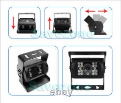 2x HD 1080P 18LED IR Reverse Backup Rear View Camera + 9 DVR Recorder Monitor
