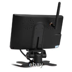 2x Wireless IR Rear View Vehicle Backup Camera +7 HD LCD Monitor for Bus Truck