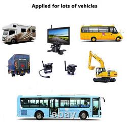 2x Wireless Truck Caravan Rear View Backup Camera System with 7 Car HD Monitor