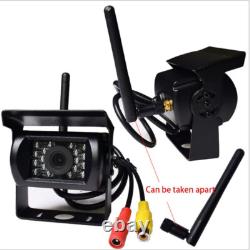 2x Wireless Truck Caravan Rear View Backup Camera System with 7 Car HD Monitor