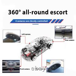 360 Degree Surround View 4 Cameras Car Panoramic Reversing Parking Backup Camera