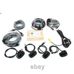 360° Truck Parking Monitor Rear View Back-up Camera DVR Reversing Video System