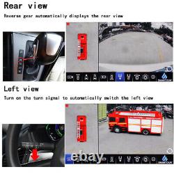 360° Truck Parking Monitor Rear View Back-up Camera DVR Reversing Video System