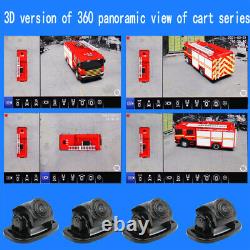 360° Truck Parking Monitor Rear View Back-up Camera DVR Reversing Video System