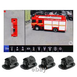 360° Truck Parking Monitor Rear View Back-up Camera DVR Reversing Video System