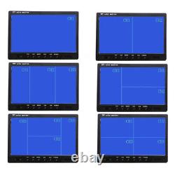 3 X 9 Quad Split Monitor Screen Rear View Backup Camera System For Bus Truck RV
