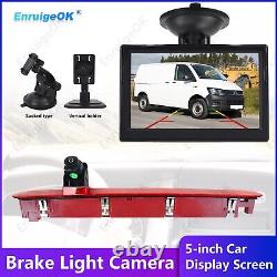 3rd Brake Light Rear View Backup Camera Kit for Volkswagen VW T6 & 5'' Monitor