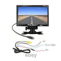 4CH 1080P MDVR + 4x Rear View Backup Camera + 7 Monitor For Truck Caravan Bus