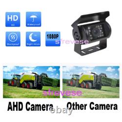 4CH AHD 1080P 9 Car Monitor + 4x Bus Truck Rear View Backup Reverse Camera Kit