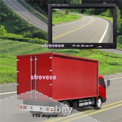 4CH AHD 1080P 9 Car Monitor + 4x Bus Truck Rear View Backup Reverse Camera Kit