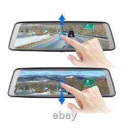 4G wifi car Rearview Mirror Backup camera recorder Dash Cam dual lens Front Rear