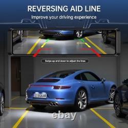 4K Rear View Mirror Camera, 12'' Mirror Dash Cam, 4K/2.5K Backup Camera Black