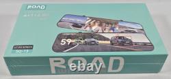 4K Rear View Mirror Dash Camera with Backup Camera 128GB SD Night Vision WiFi App