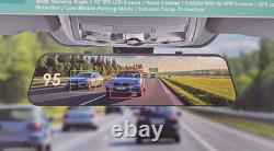 4K Rear View Mirror Dash Camera with Backup Camera 128GB SD Night Vision WiFi App