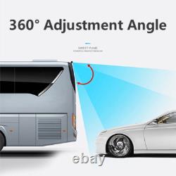 4PIN Dual Rear View Backup Camera 7 LCD Monitor Kit for Truck Caravan Bus RVs
