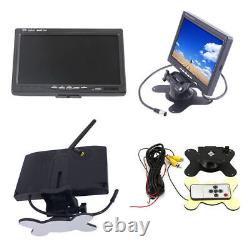 4Pcs Wireless Backup Rear View Camera with Monitor For Car Truck Parking Assist