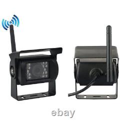 4Pcs Wireless Backup Rear View Camera with Monitor For Car Truck Parking Assist