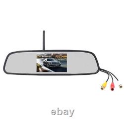 4.3Auto Wireless Wifi TFT LCD Monitor Mirror+Reverse Rear View Backup Camera