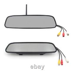4.3Auto Wireless Wifi TFT LCD Monitor Mirror+Reverse Rear View Backup Camera