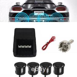 4.3''Car Mirror Monitor 4 Black Parking Radar Sensor 360°Backup Rear View Camera