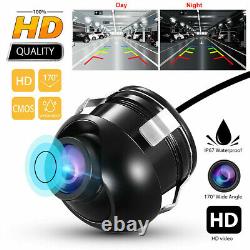 4.3''Car Mirror Monitor 4 Black Parking Radar Sensor 360°Backup Rear View Camera