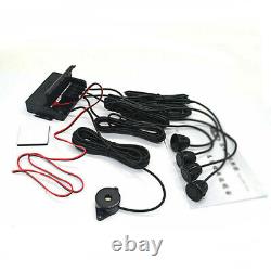 4.3''Car Mirror Monitor 4 Black Parking Radar Sensor 360°Backup Rear View Camera
