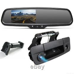 4.3 Car Mirror Monitor HD Tailgate Handle Backup Camera For Dodge RAM 1500 2500